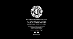 Desktop Screenshot of infamousglass.com